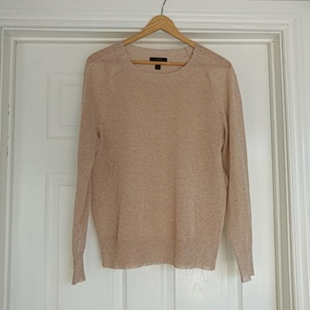 JCrew champagne sparkle top